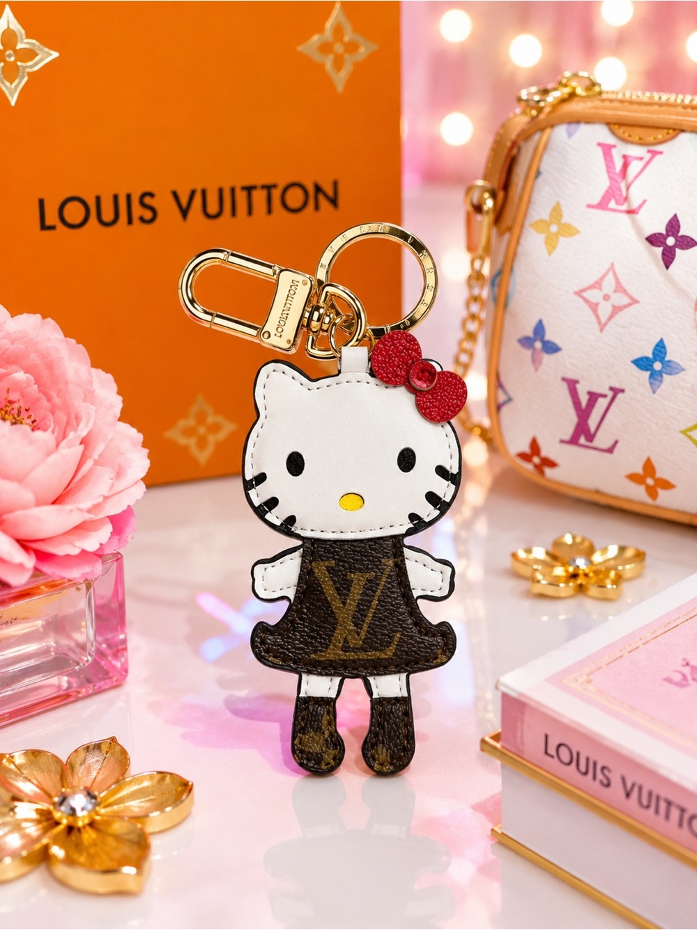 Kitty bag charm